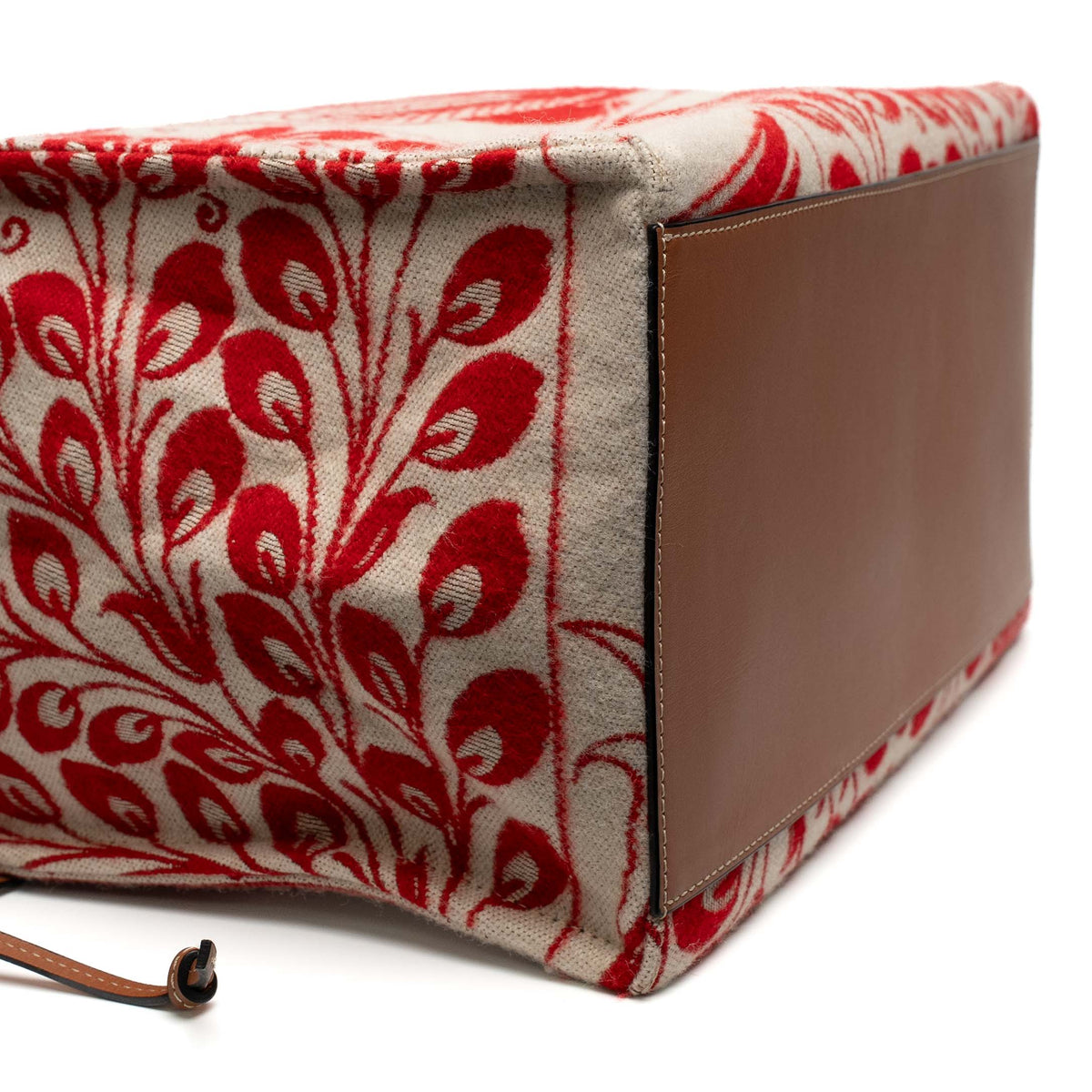 Loewe Cushion Dodo Jacquard Leather Tote Bag