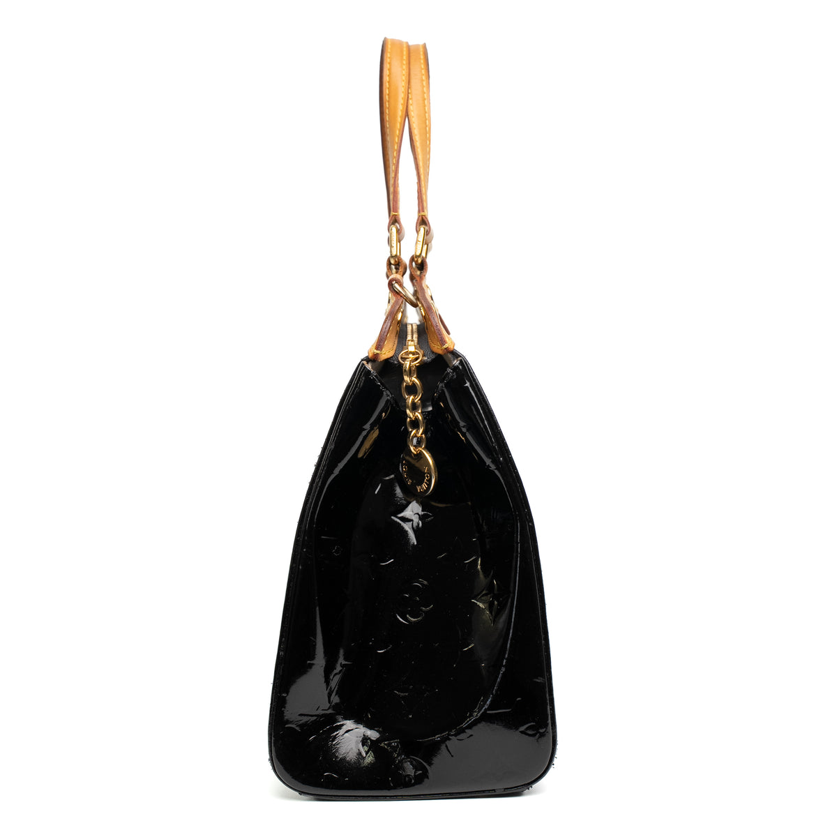 Louis Vuitton Brea MM Black Vernis Bag