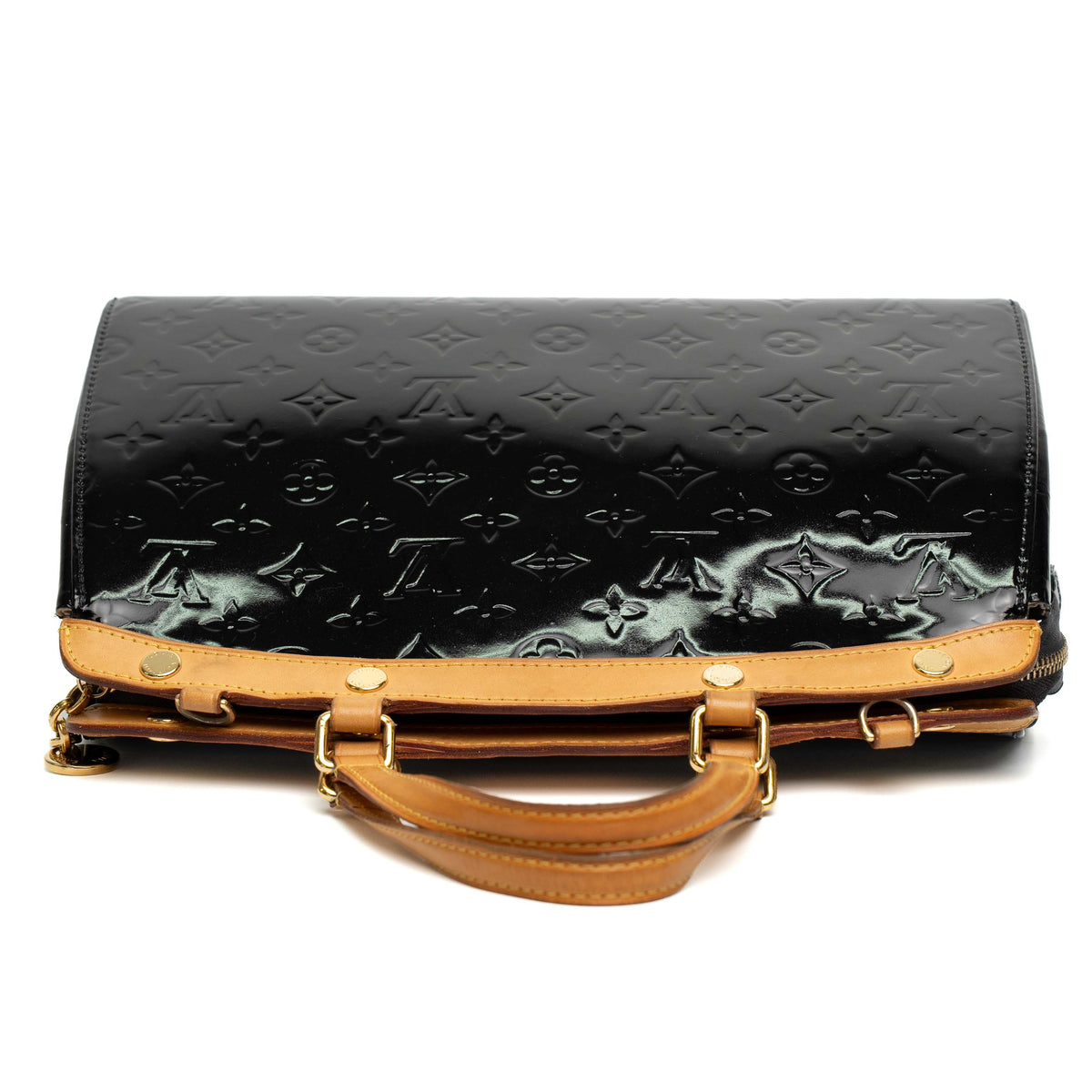 Louis Vuitton Brea MM Black Vernis Bag