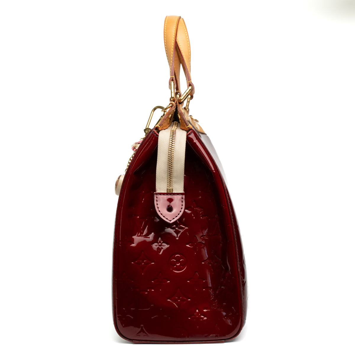 Louis Vuitton Brea MM Burgundy Vernis Bag