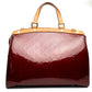 Louis Vuitton Brea MM Burgundy Vernis Bag