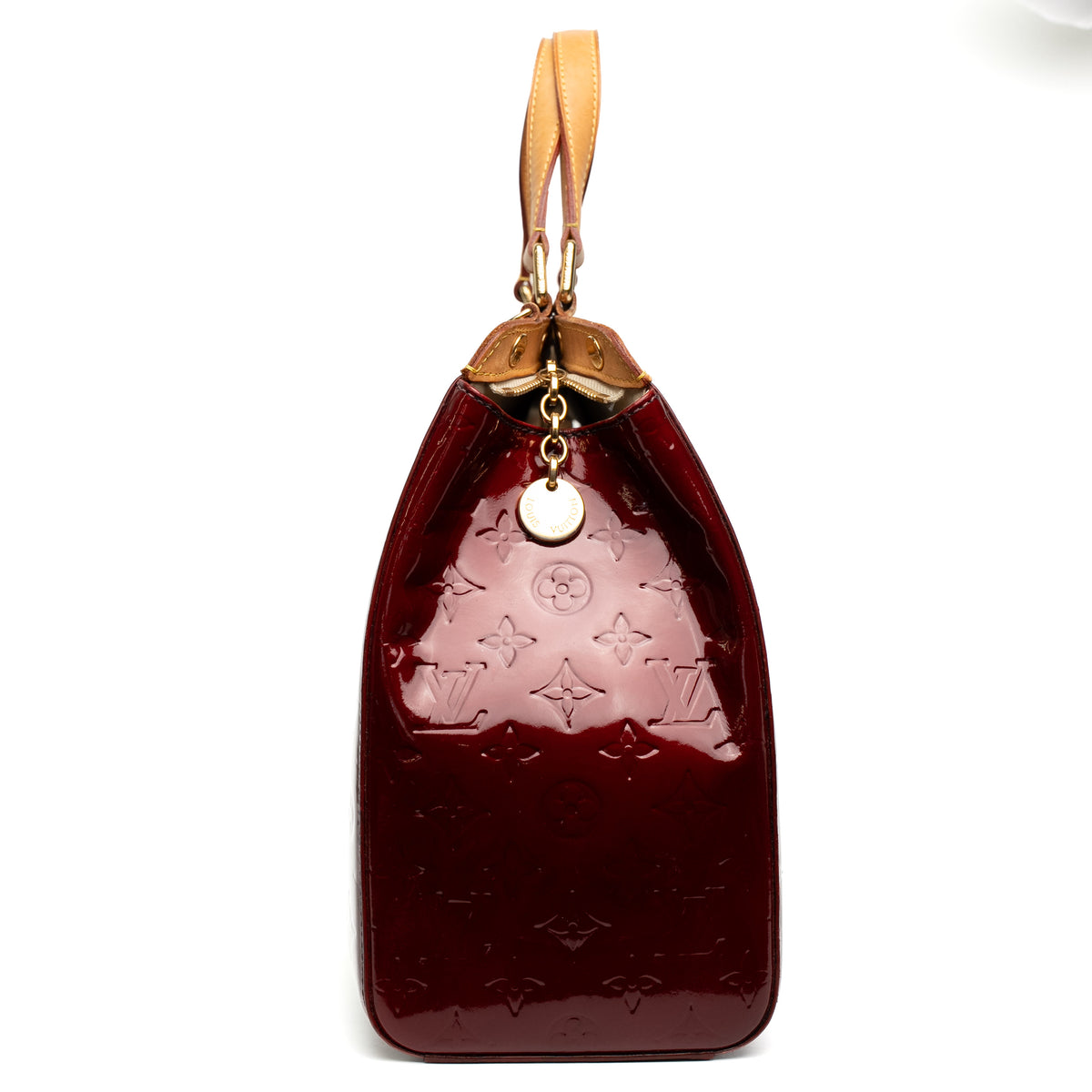 Louis Vuitton Brea MM Burgundy Vernis Bag