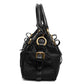 Prada Black Nylon Leather Trim Handbag