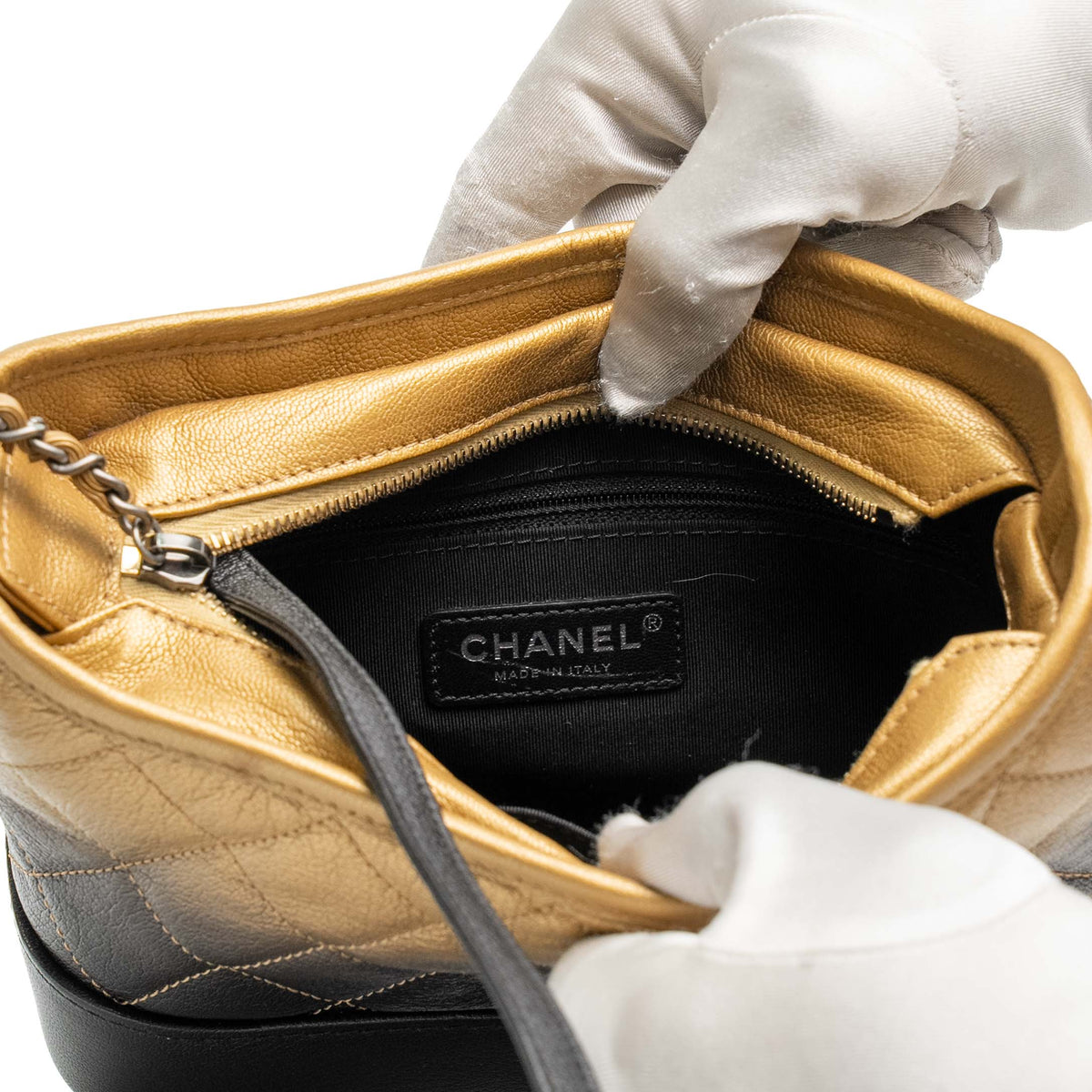Chanel Gabrielle Small Ombre Quilted Hobo Bag