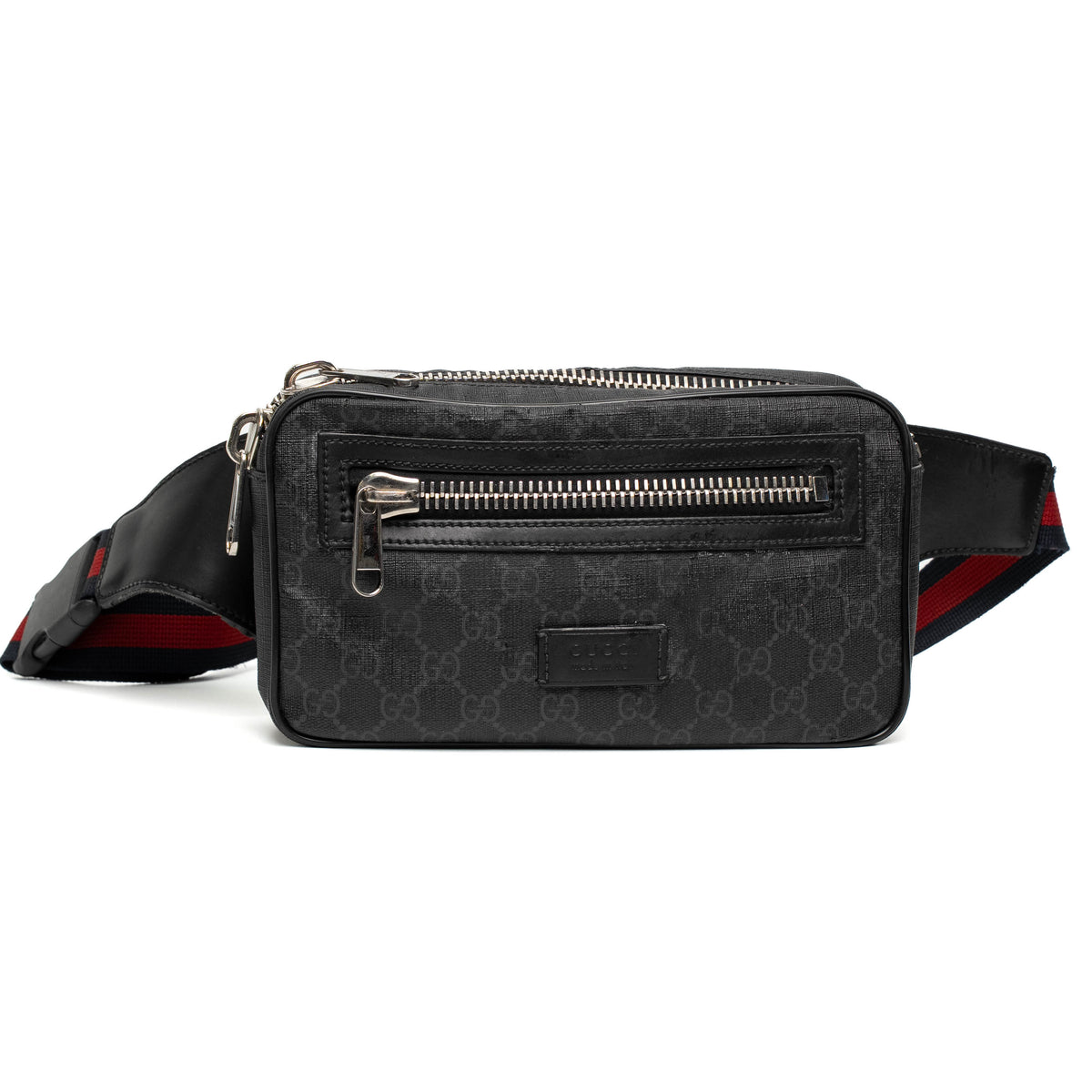 Gucci GG Supreme Black Belt Bag