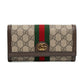 Gucci GG Supreme Web Chain Wallet
