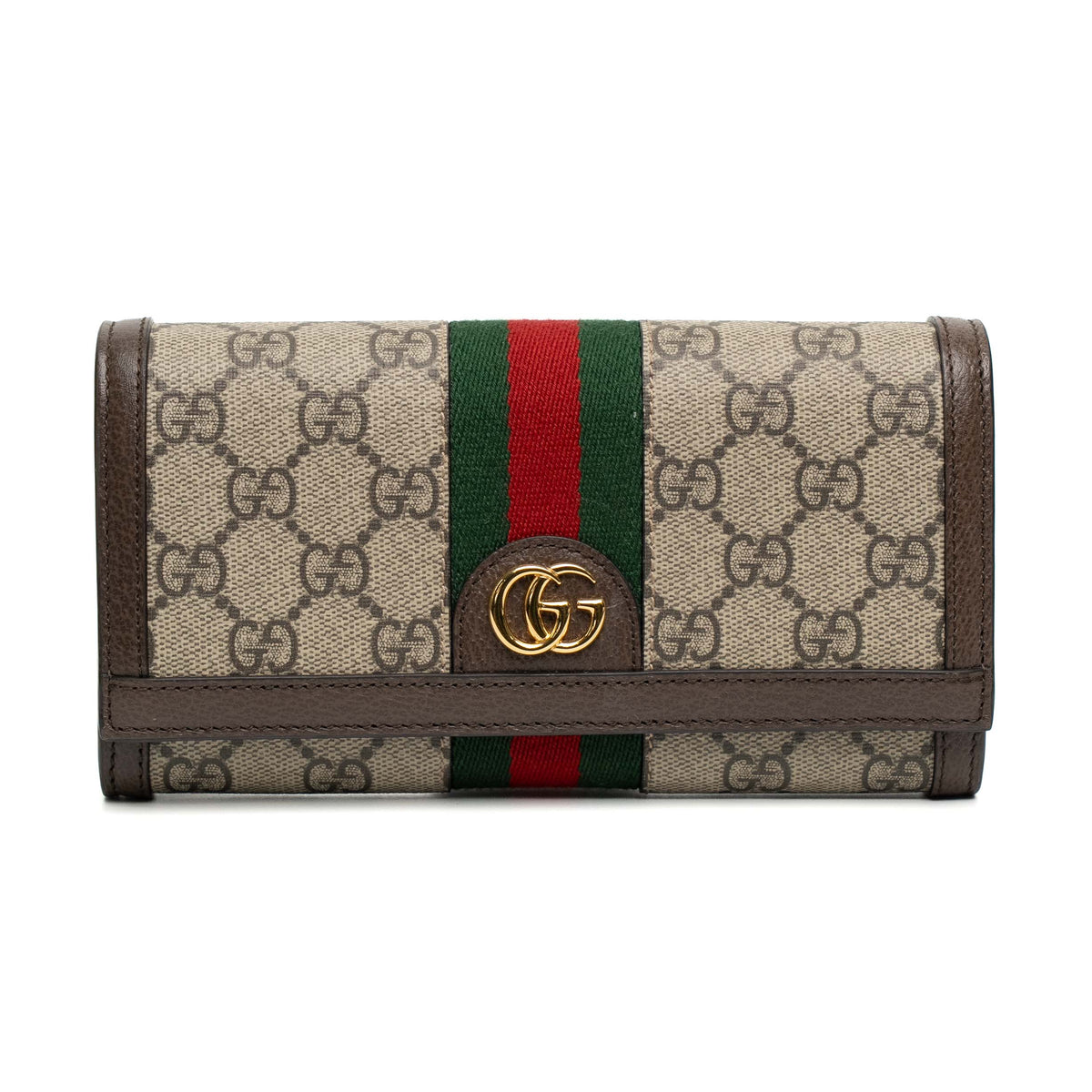 Gucci GG Supreme Web Chain Wallet