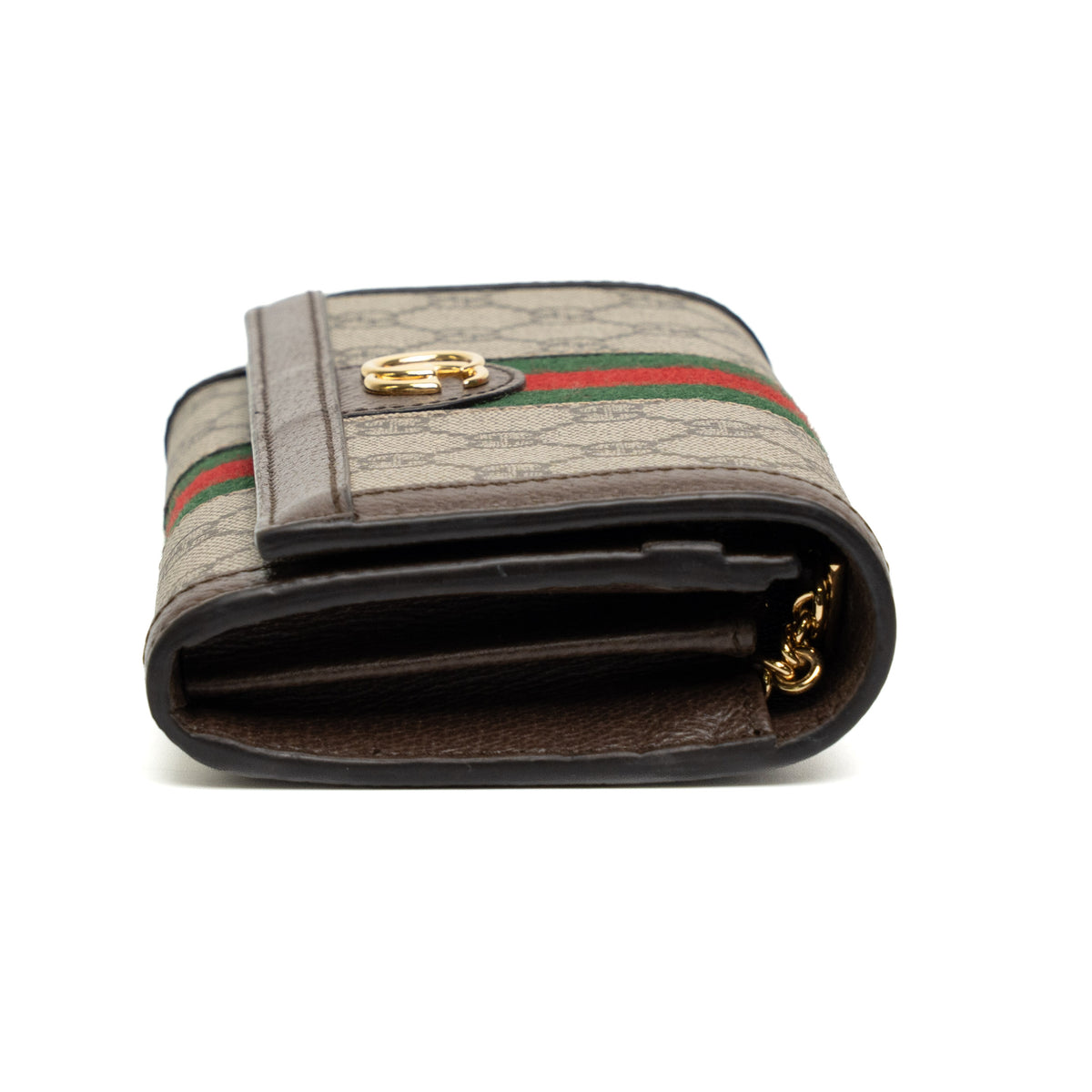Gucci GG Supreme Web Chain Wallet