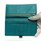 Hermes Bearn Trifold Vert Verone Wallet