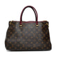 Louis Vuitton Pallas MM Monogram Burgundy Bag