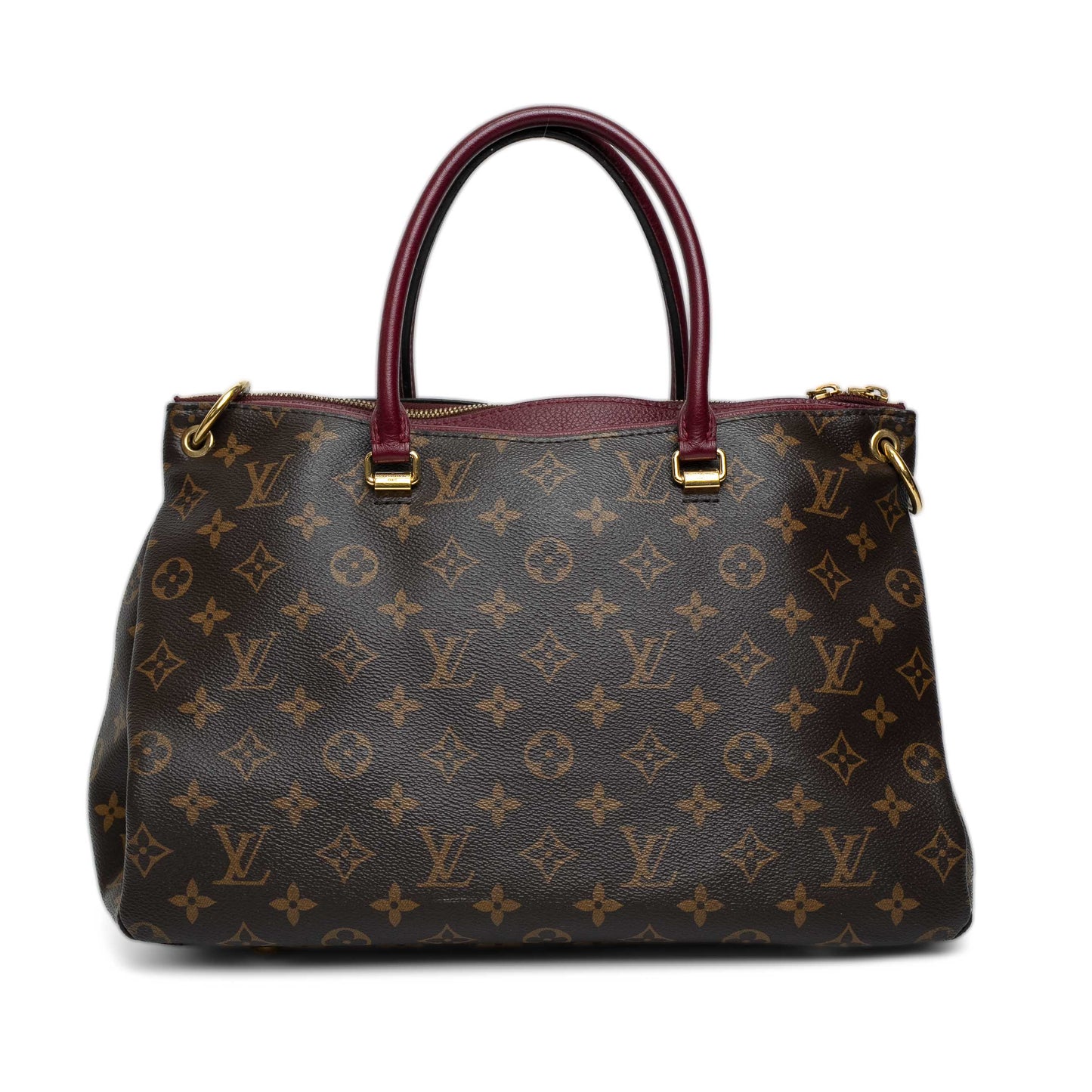 Louis Vuitton Pallas MM Monogram Burgundy Bag