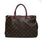 Louis Vuitton Pallas MM Monogram Burgundy Bag