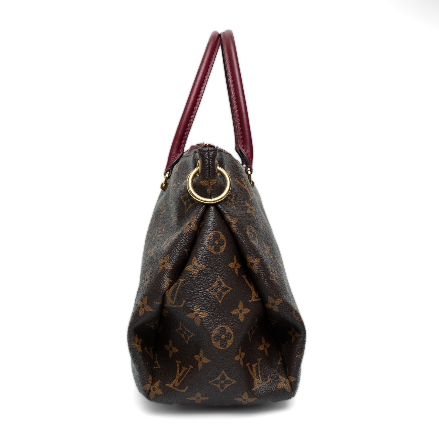Louis Vuitton Pallas MM Monogram Burgundy Bag