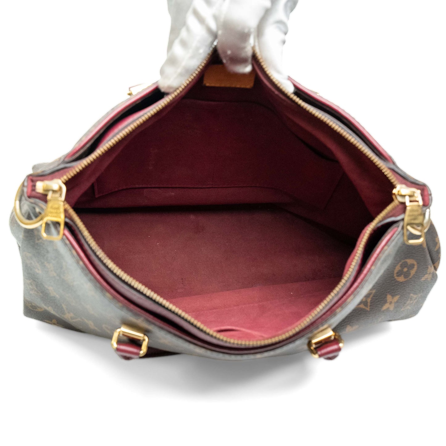 Louis Vuitton Pallas MM Monogram Burgundy Bag