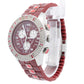 Christian Dior Christal Red Diamond Chronograph Watch