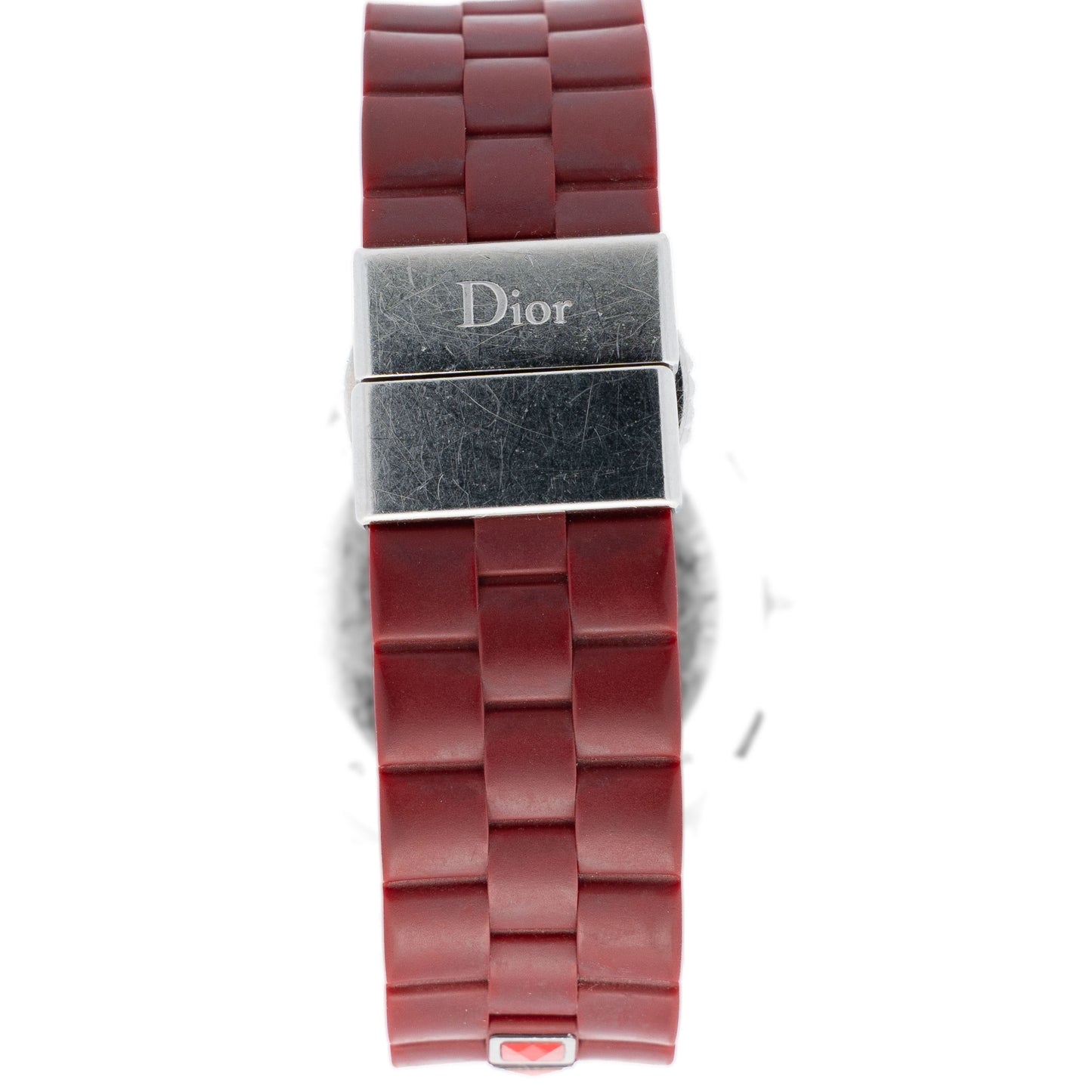 Christian Dior Christal Red Diamond Chronograph Watch