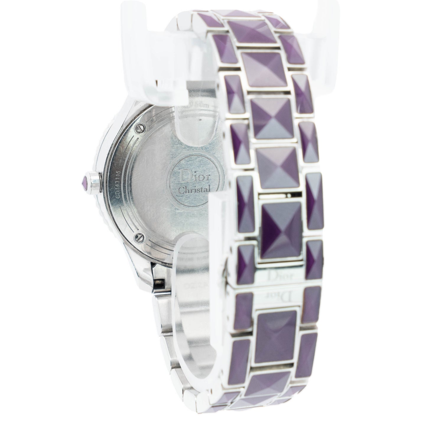 Christian Dior Christal Purple Diamond Watch