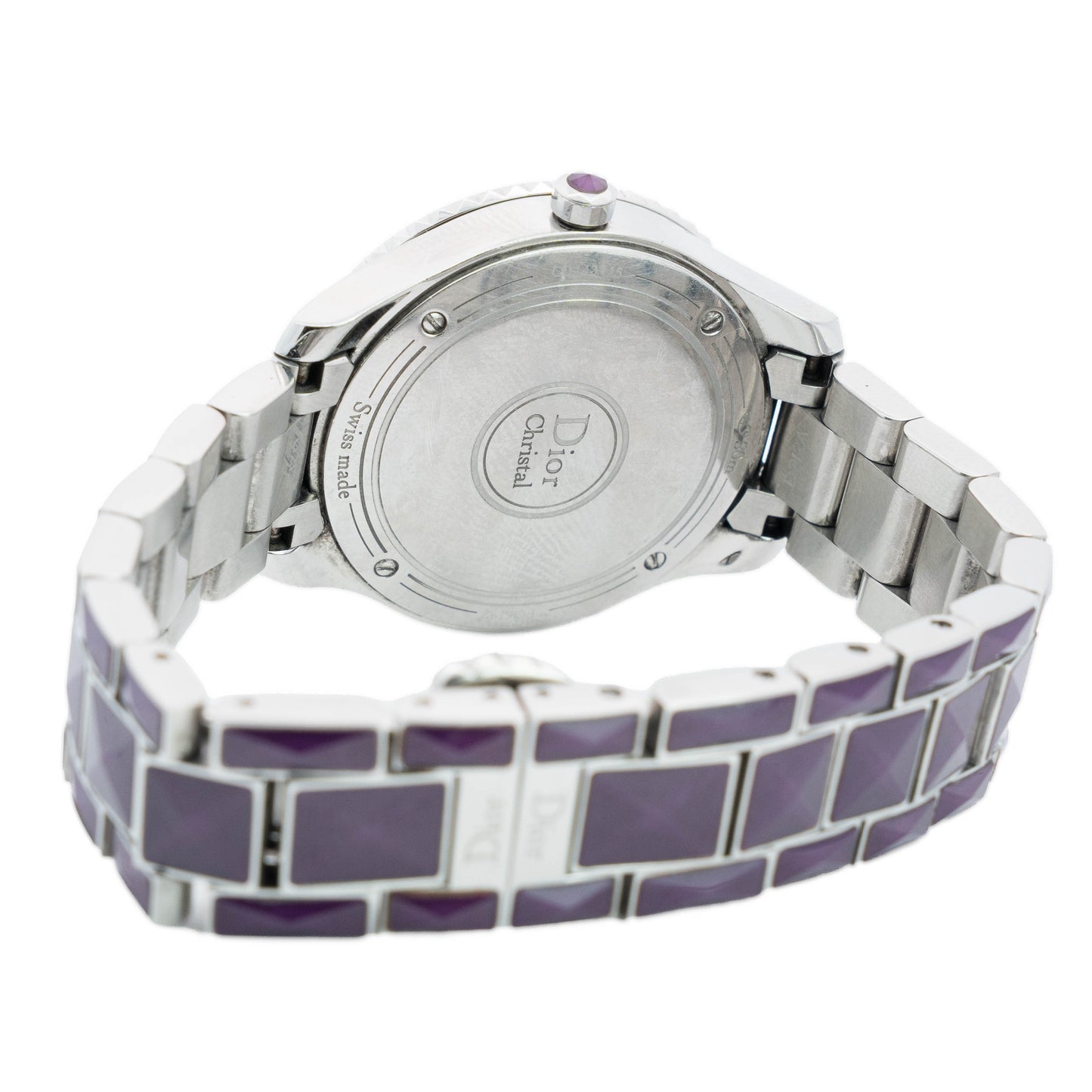 Christian Dior Christal Purple Diamond Watch