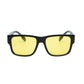 Burberry Knight Black Yellow Lens Sunglasses