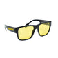 Burberry Knight Black Yellow Lens Sunglasses