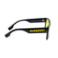Burberry Knight Black Yellow Lens Sunglasses