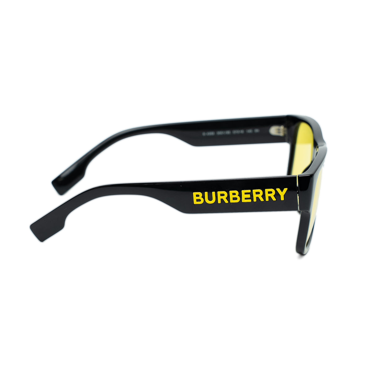 Burberry Knight Black Yellow Lens Sunglasses