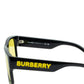 Burberry Knight Black Yellow Lens Sunglasses