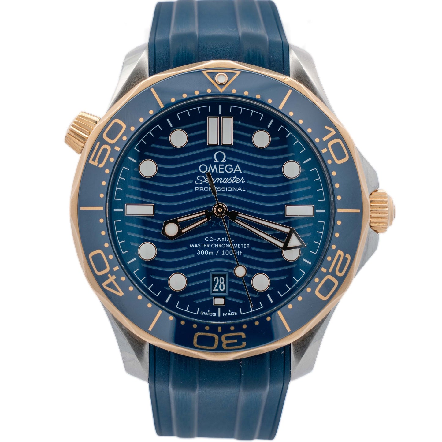 Omega Seamaster Diver 300M Steel and Sedna Gold
