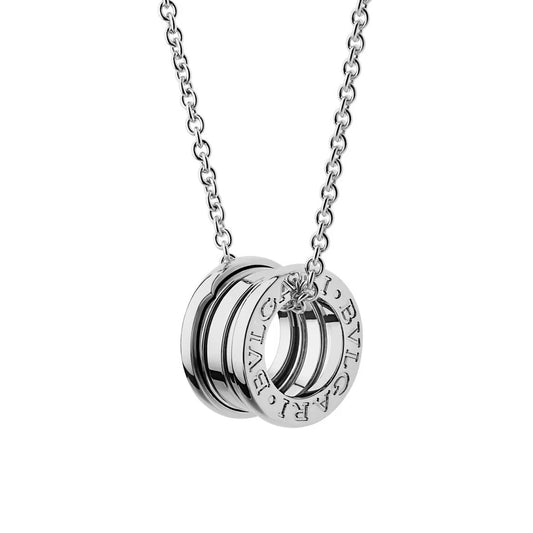 Bvlgari B.zero1 White Gold Spiral Necklace