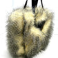 PRADA FAUX FUR TOTE HANBAG image 4