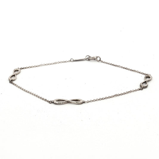 Tiffany & Co. Infinity Sterling Silver Chain Bracelet