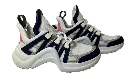 Louis Vuitton Archlight Sneakers – White/Navy/Pink image 0