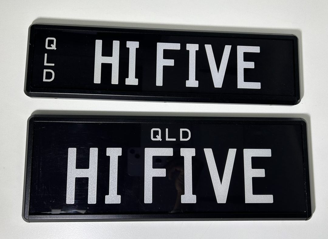 Number plates