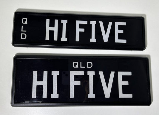 HI FIVE - Personlised Number Plate image 0