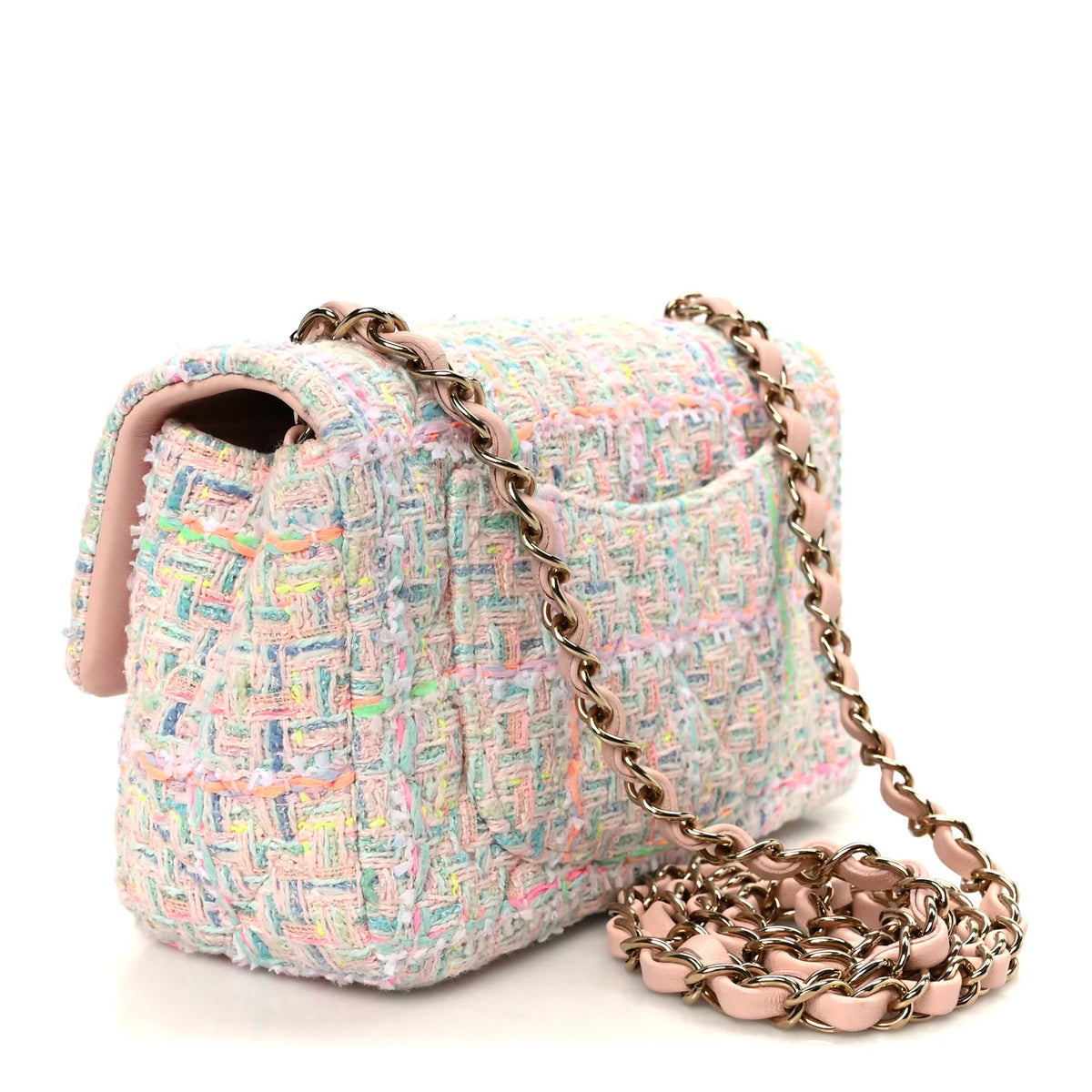 Chanel Tweed Mini Rectangular Flap Bag