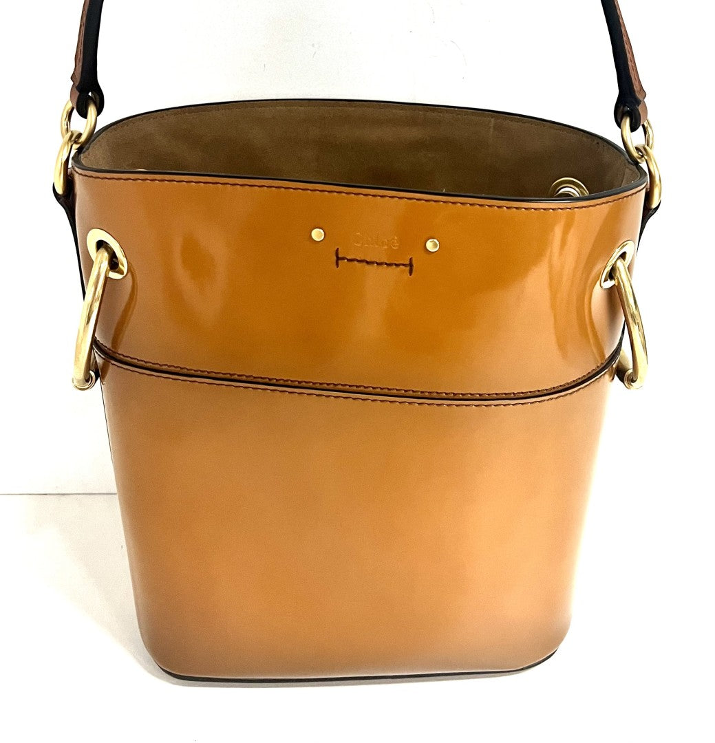 Chloe Roy Patent Leather Bucket Bag image 9