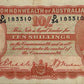 1936 Commonwealth of Australia Ten Shilling Banknote image 0