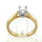 18ct Yellow Gold "Hearts on Fire" Solitaire Ring image 1