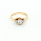 Yellow Gold Three-Stone Diamond Ring