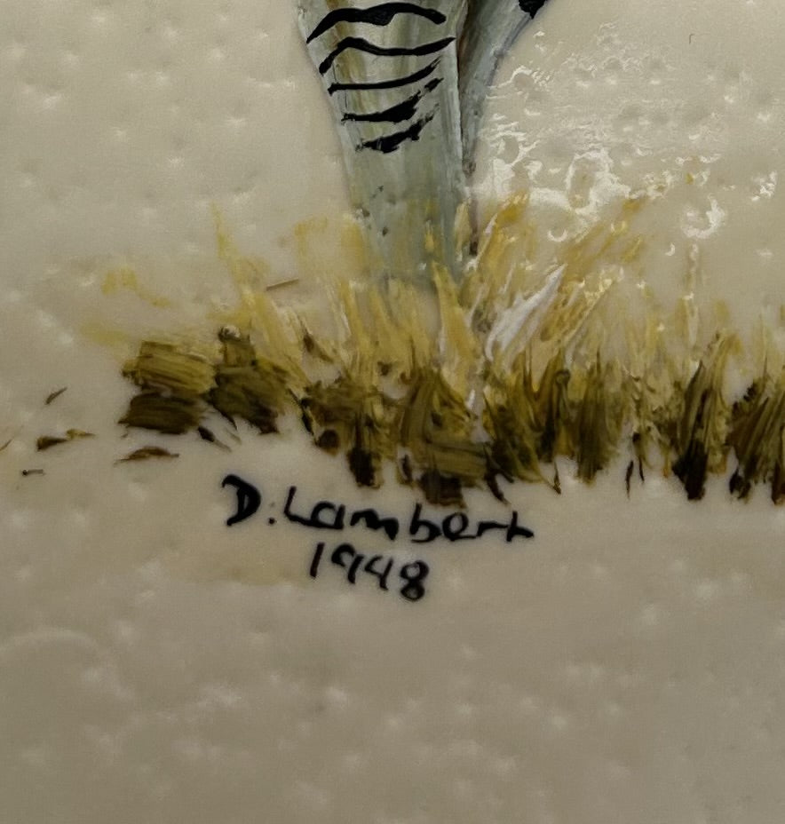 Hand Painted 'Zebras Equus Burchellii' Ostrich Egg Shell image 2