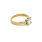 18ct Yellow & White Gold 1.00ct Diamond Solitaire Ring image 2