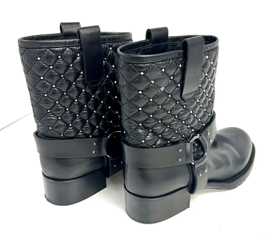 Valentino Garavani Rockstud Spike Biker Boots image 1