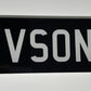 VVSONLY - Personlised Number Plate image 1