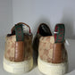 Gucci Men’s Beige GG Canvas NY Yankees Patch Slip On Sneakers image 3