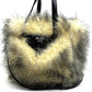 PRADA FAUX FUR TOTE HANBAG image 2