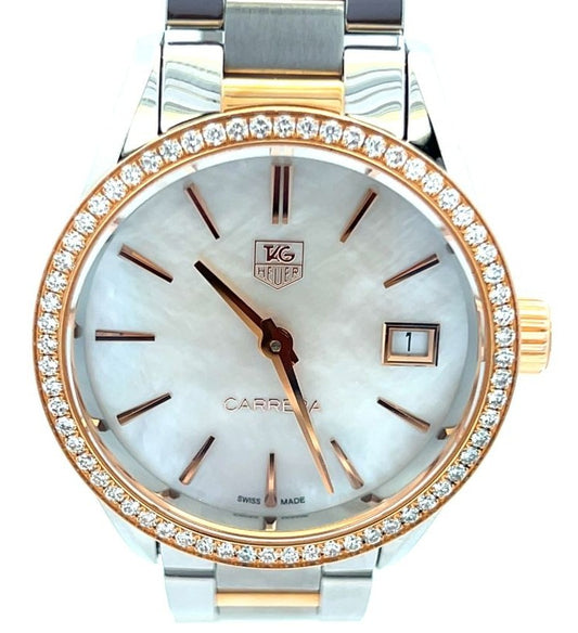 TAG HEUER Carrera Diamond Ladies Two Tone Watch image 0