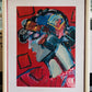 Peter Max 'Crimson Lady' Lithograpgh Limited Edition image 0
