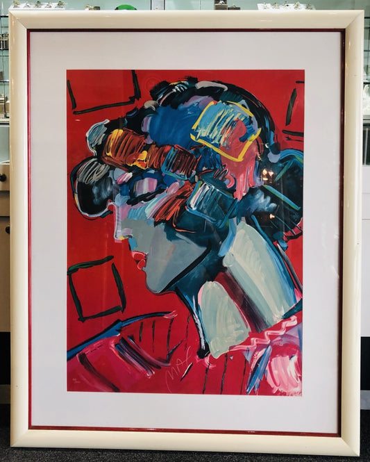 Peter Max 'Crimson Lady' Lithograpgh Limited Edition image 0