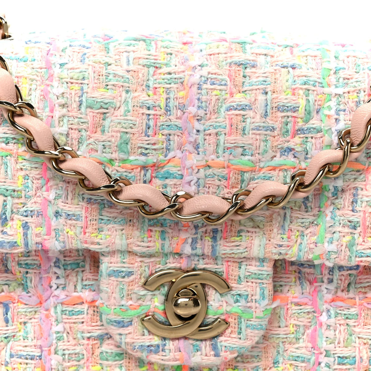 Chanel Tweed Mini Rectangular Flap Bag