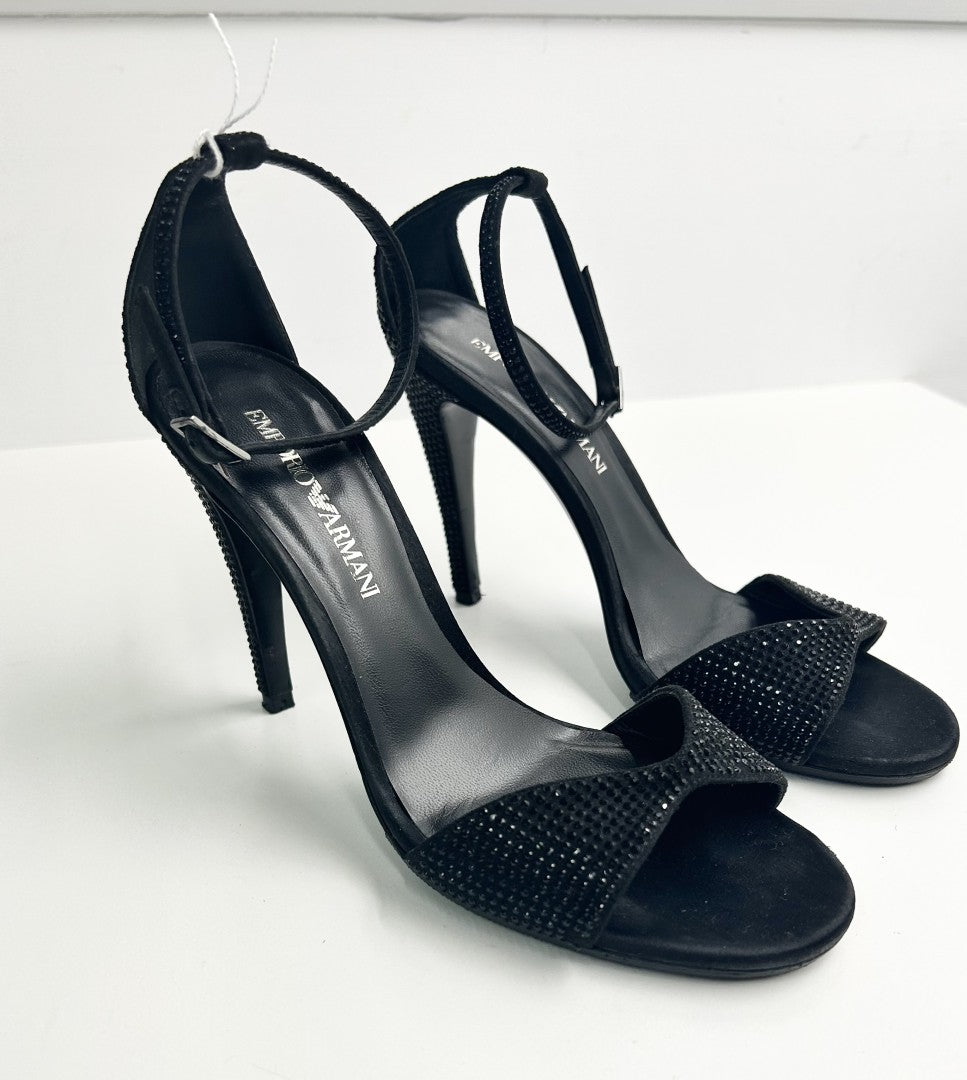 EMPORIO ARMANI SEQUIN SANDALS image 3
